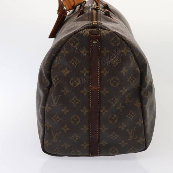LOUIS VUITTON Monogram Keepall Bandouliere 50 Boston Bag M41416 LV Auth 63736 - Picture 3 of 16